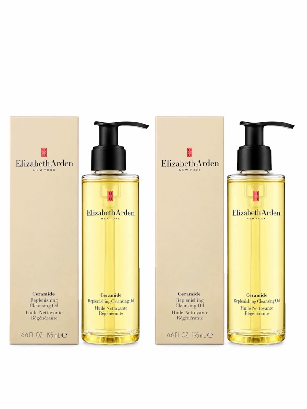 ELIZABETH ARDEN CERAMIDE CLEANSING OIL 195ML X2 - BRAND NEW WITH BOXES